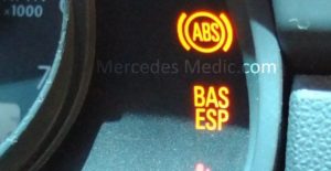 Светеща лампа за ESP на Mercedes Benz