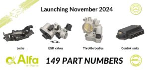 Alfa e-Parts разширява предлагането си с нови продукти и надхвърля 6500 позиции в каталога.